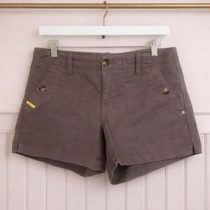 LOLE Athletic Brown Taupe Cargo Casual Walking Shorts Sz 6